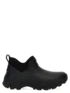 Givenchy Black Bogs Rubber Chelsea Boots In Black