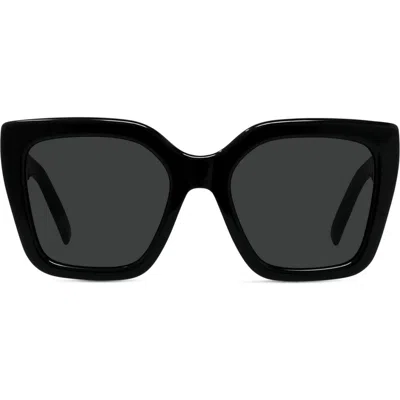 Givenchy Bold 53mm Square Sunglasses In Black