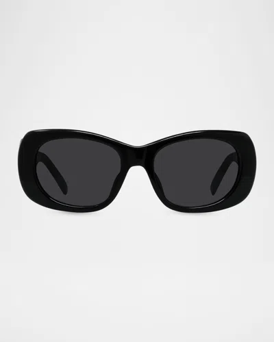 Givenchy Bold Acetate Sunglasses In Black