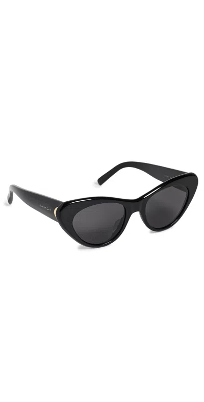 Givenchy Bold Cat Eye Sunglasses Shiny Black / Smoke In Shiny Black  / Smoke