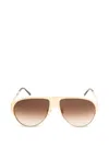 Givenchy Bold Pilot Sunglasses In Brown