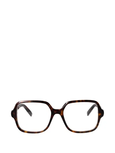 Givenchy Bold Square-frame Glasses In Brown