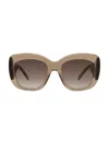 Givenchy Bold 53mm Oversized Square Acetate Sunglasses In Brown