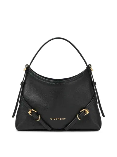 Givenchy Women Voyou Nano Bag In Polished Leather In Black