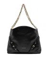 Givenchy Medium Voyou Chain Bag In Leather In Black