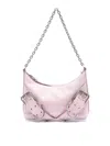 Givenchy Voyou Leather Chain Bag In Nude & Neutrals