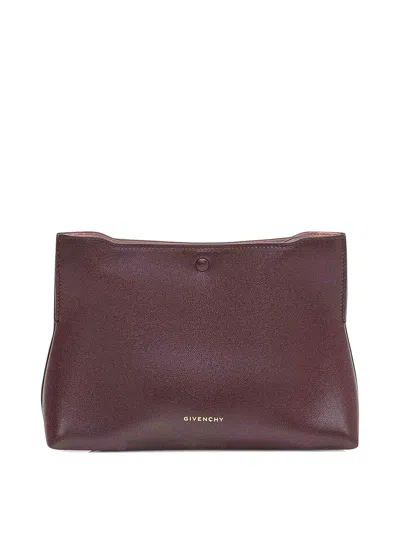 Givenchy Day Flat Pochette In Burgundy
