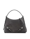 Givenchy Mini Leather Bag Featuring Adjustable Strap In Gray