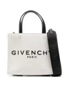 Givenchy G-tote Canvas Mini Tote Bag In Beige