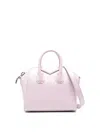 Givenchy Lilac Leather Mini Antigona Satchel In Nude & Neutrals