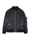 Givenchy Bomber Con Stampa Logo In Black