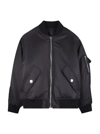 Givenchy Bomber Con Stampa Logo In Black