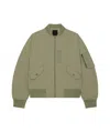 Givenchy Green Nylon Bomber Jacket In Green