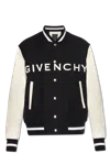 Givenchy Wool Bomber Jacket In Black