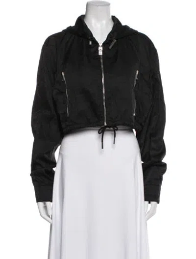Pre-owned Givenchy Bomber Jacket In Black