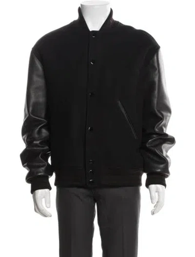 Pre-owned Givenchy Bomber Jacket In Black