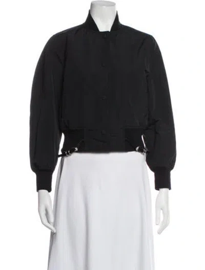 Pre-owned Givenchy Bomber Jacket In Black