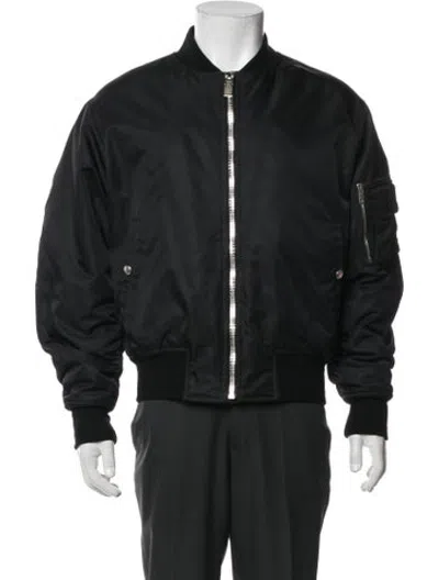 Pre-owned Givenchy Bomber Jacket In Black