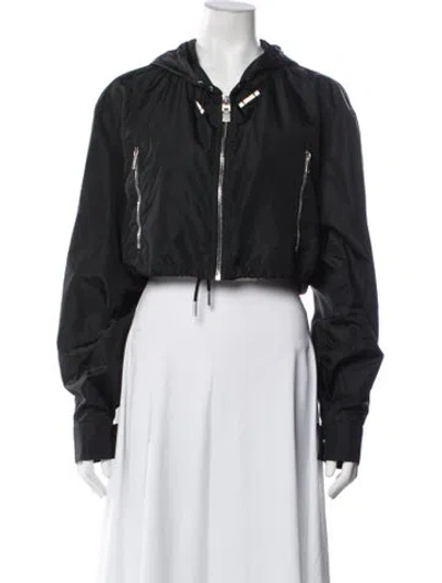 Pre-owned Givenchy Bomber Jacket In Blue