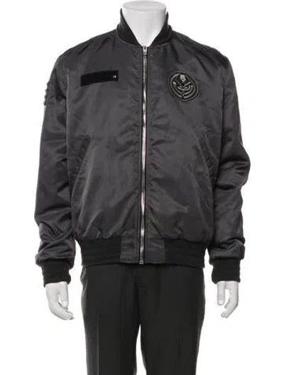 Pre-owned Givenchy Bomber Jacket In Gray