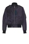 Givenchy Medallion Embroidered Bomber Jacket In Blue