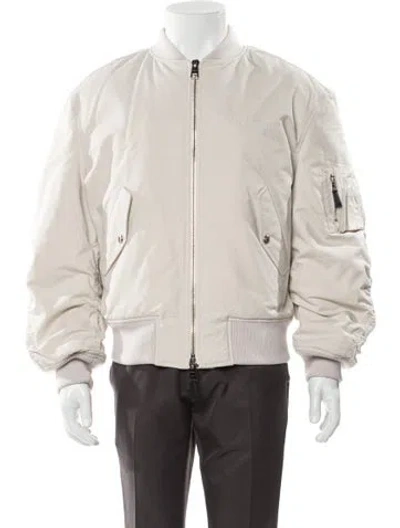 Pre-owned Givenchy Bomber Jacket W/ Tags In Neutral