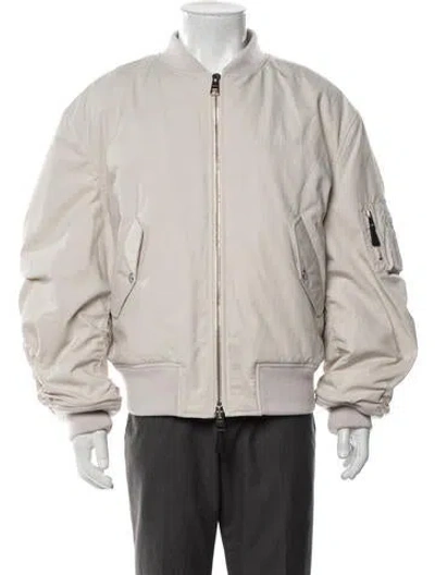 Pre-owned Givenchy Bomber Jacket W/ Tags In Neutrals