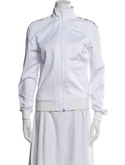 Pre-owned Givenchy Bomber Jacket In White