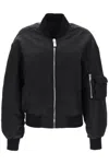 GIVENCHY BOMBER JACKET WITH LOGO PRINT AND 4G ZIPPER