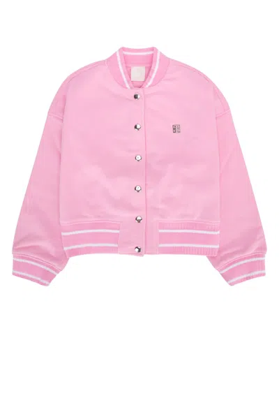 Givenchy Kids' Bomber In Pink