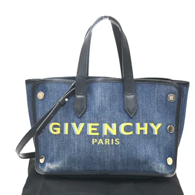 Pre-owned Givenchy Bond Shopper Tote Denim Blue Denim_jeans Tote Bag Bag ()