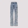 Givenchy Blue Bellows Pocket Jeans In Multi