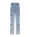 Givenchy Blue Bellows Pocket Jeans In Blue