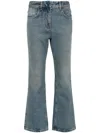 Givenchy Blue Chain Logo Jeans In Blau