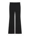 Givenchy Wool Bootcut Tailored Trousers In Black