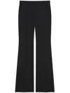 Givenchy Wool Bootcut Tailored Trousers In Black