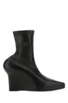 Givenchy Nappa Leather Ankle Boots With 8 Cm Wedge Height In Black
