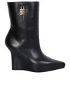 Givenchy Leather Ankle Boots In Black