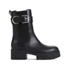 Givenchy Voyou Leather Buckle Chelsea Boots In Black