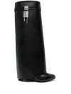 Givenchy Shark Lock Boots In Black