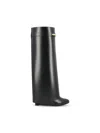 Givenchy Shark 95 Leather Knee-high Boots In Black
