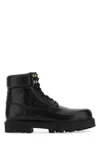 Givenchy Show Leather Ankle Boots In Black