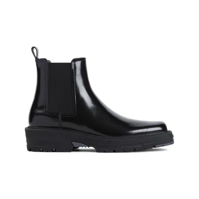 Givenchy Man Black Smooth Leather Chelsea Boot