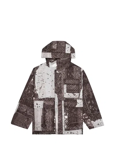 Givenchy Boro Quilted Jacket In Multi