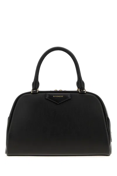 Givenchy Black Leather Medium Antigona East-west Soft Handbag