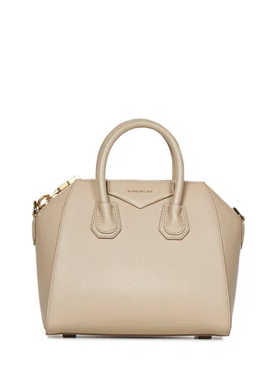 Givenchy Antigona Mini Leather Satchel Bag In Ivory