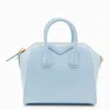 Givenchy Antigona Mini Top-handle Bag In Patent Leather In Blue