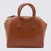 Givenchy Caramel Leather Antigona Top Handle Bag In Brown