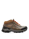 Givenchy Bogs Lace Up Boots In Rubber And Neoprene In Brown