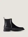 Givenchy Gent Chelsea Boots In Brushed Leather In Black